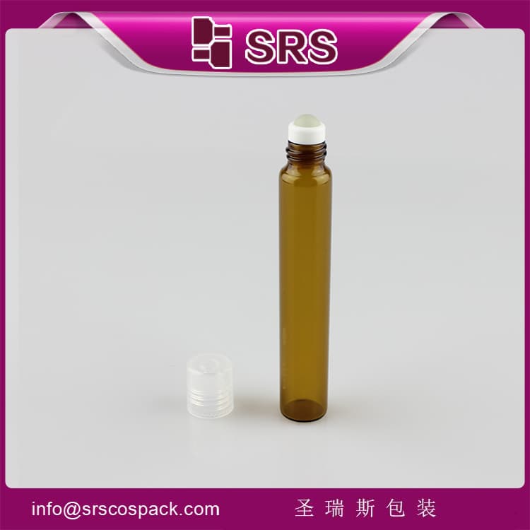 Perfume Roller Ball 10ml amber glass bottle